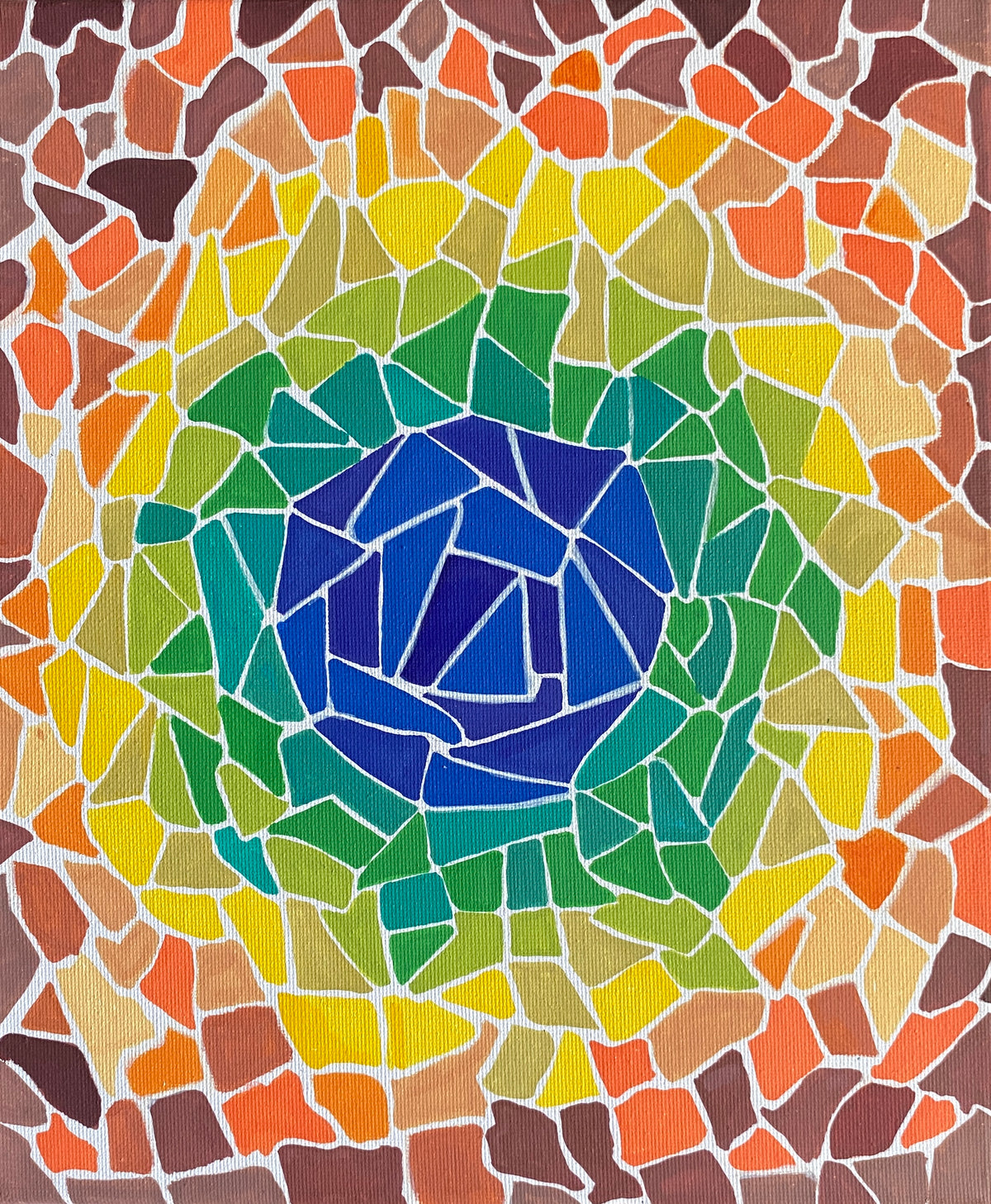 Blue Core - Canvas Print