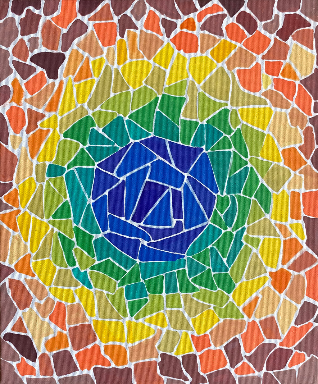 Blue Core - Original Painting