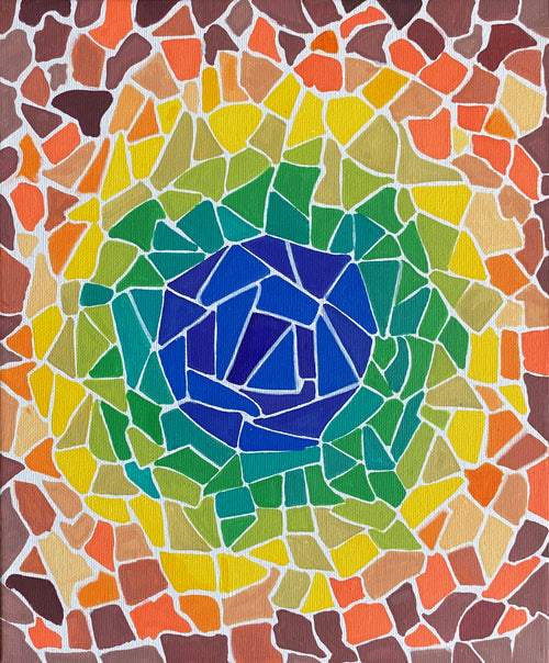 Blue Core - Original Painting