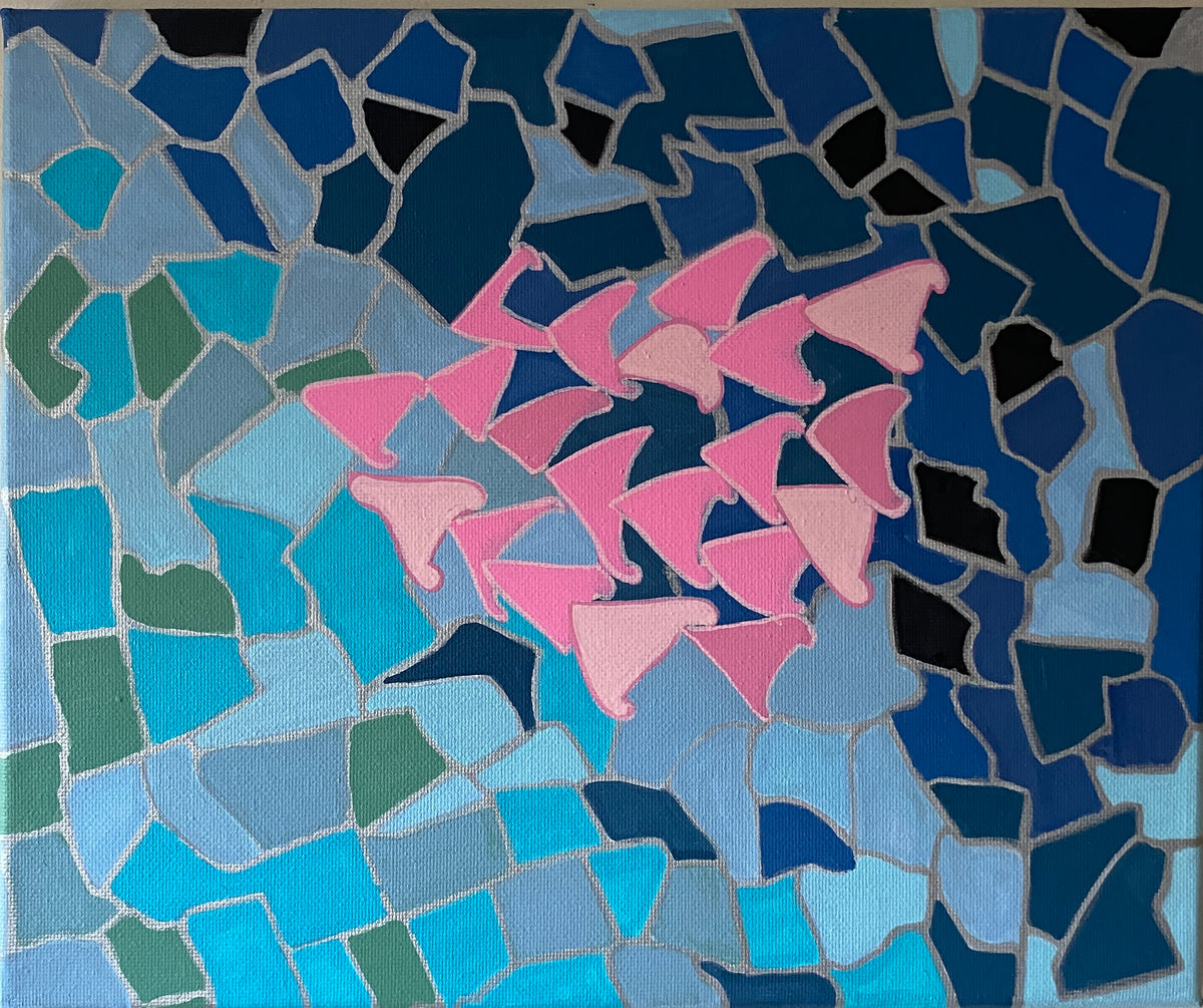 Flamingos - Original Painting