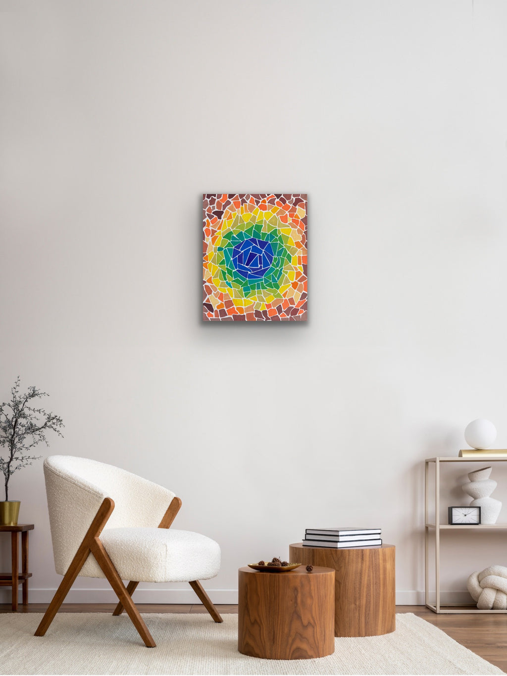 Blue Core - Canvas Print