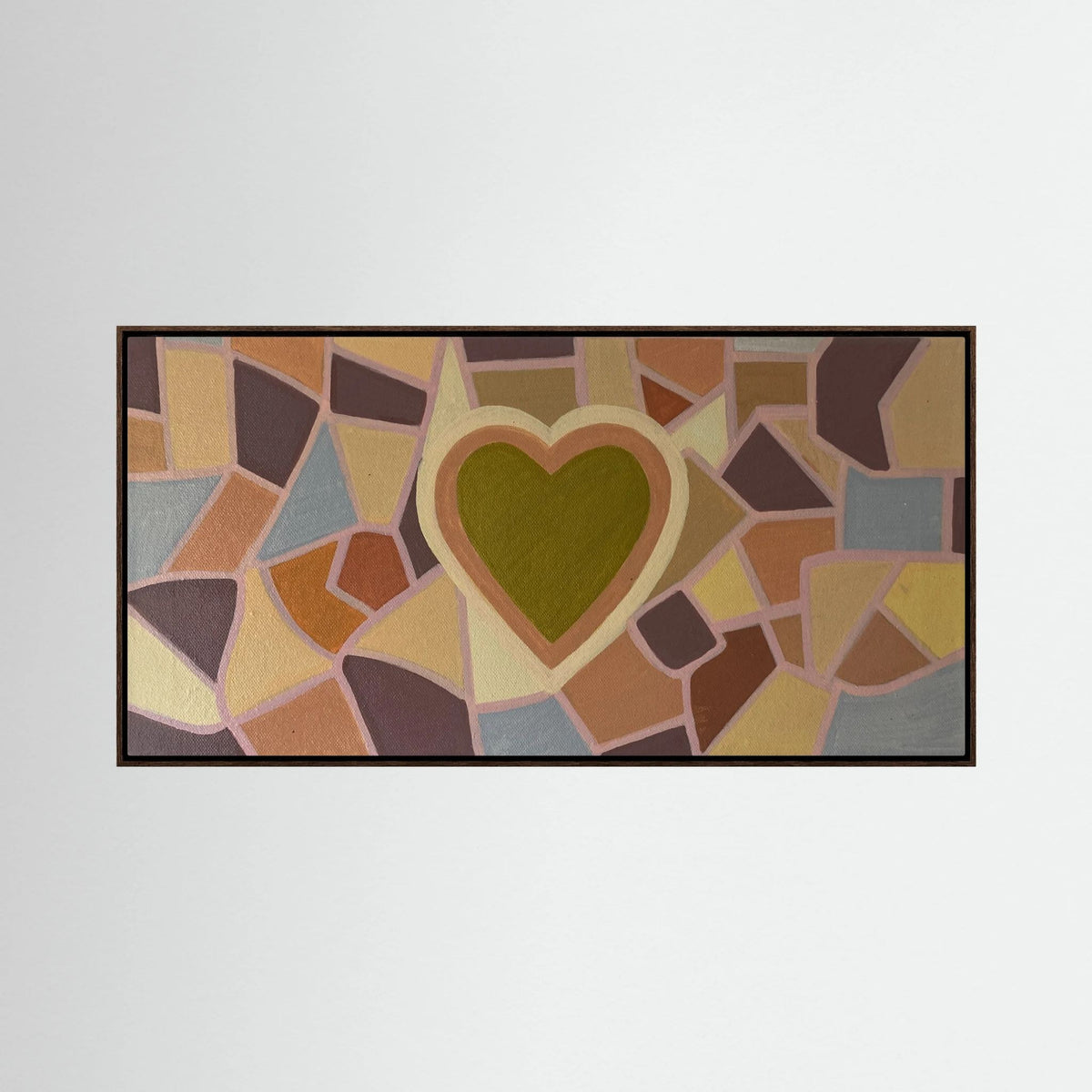Gold Heart Acrylic Print