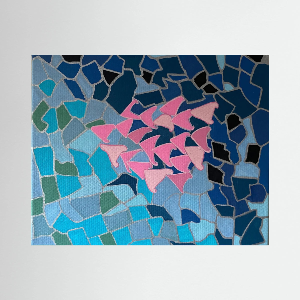 Flamingos - Canvas Print
