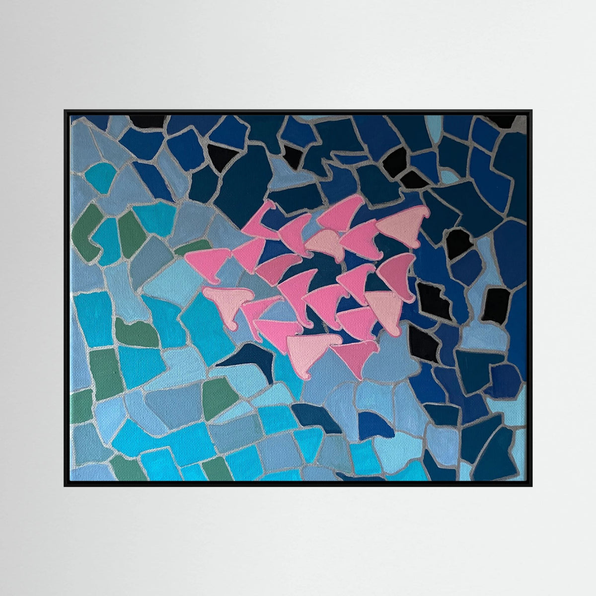 Flamingos - Canvas Print
