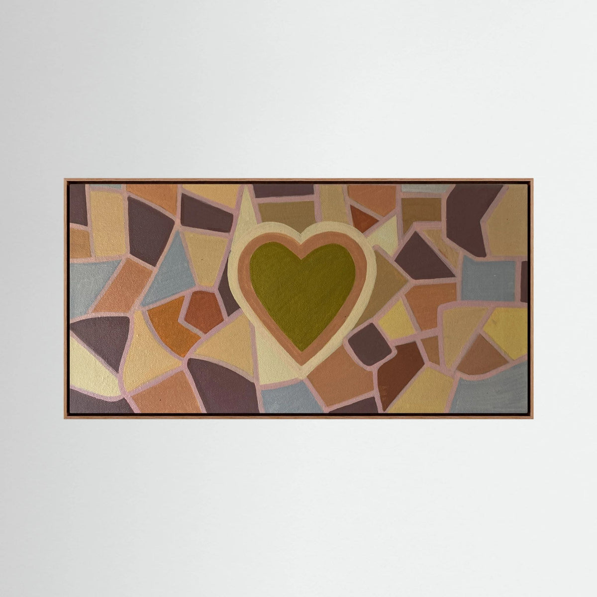 Gold Heart Acrylic Print