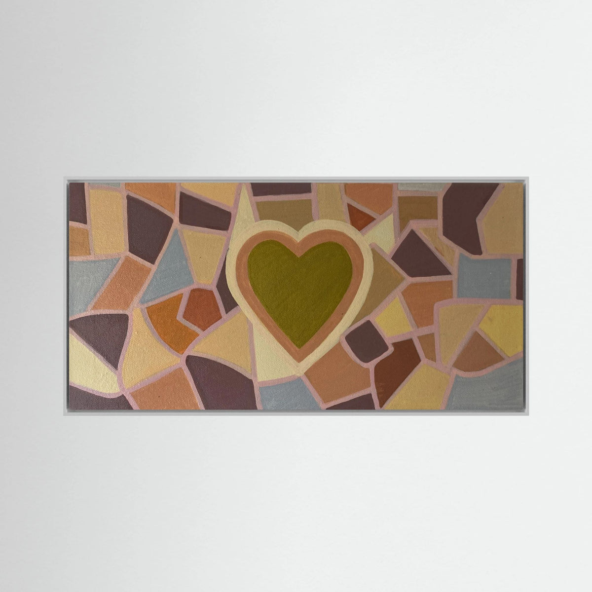 Gold Heart Acrylic Print